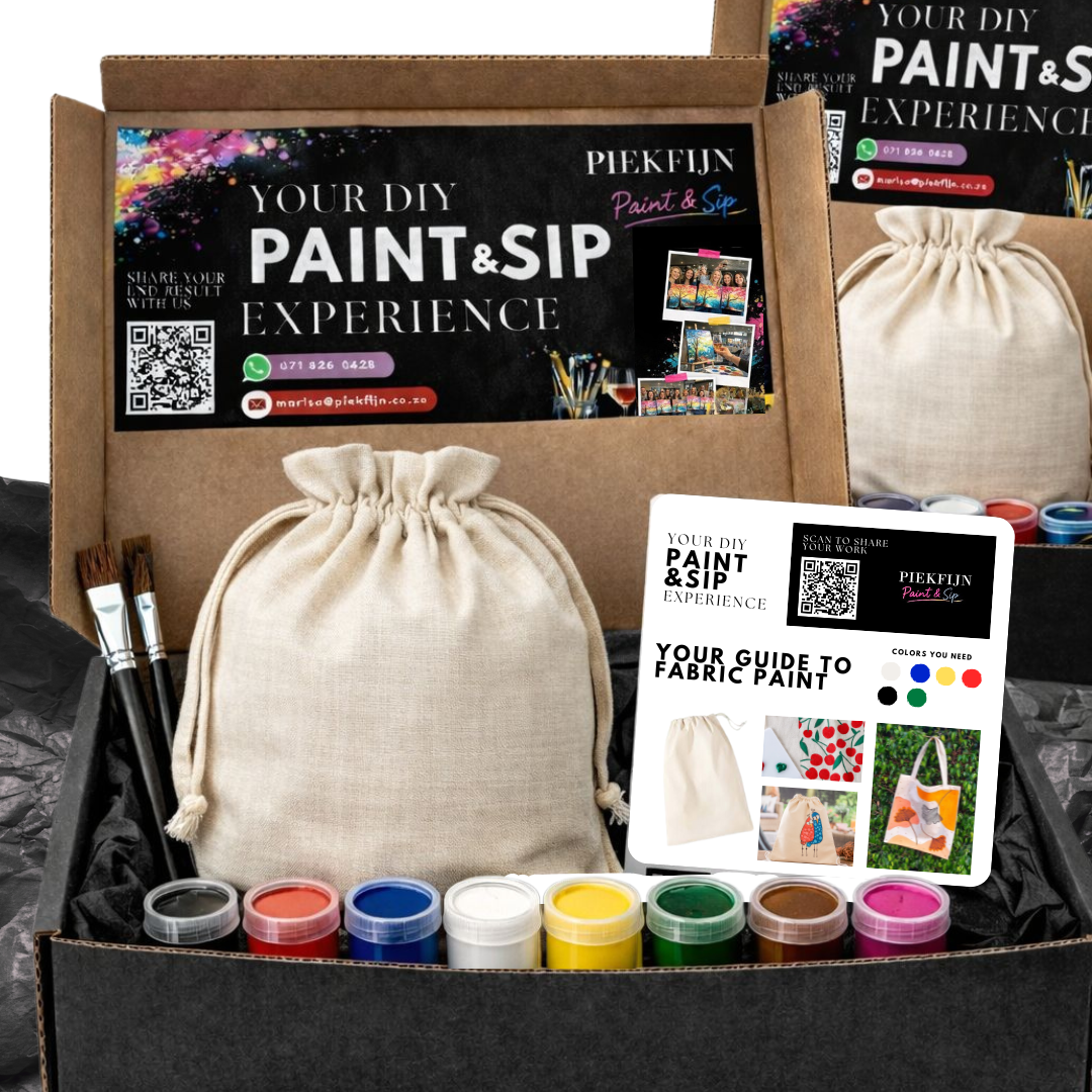 DIY Drawstring Paint & Sip Experience