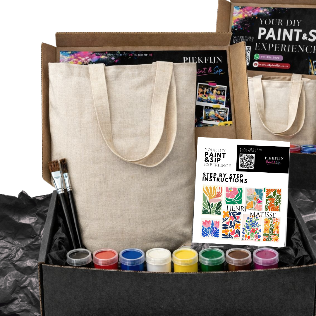 DIY Tote Bag Paint & Sip Experience