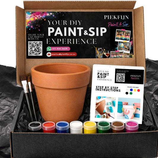 DIY Planter Paint & Sip Experience